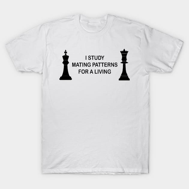 Funny Chess Design T-Shirt by NordicBadger